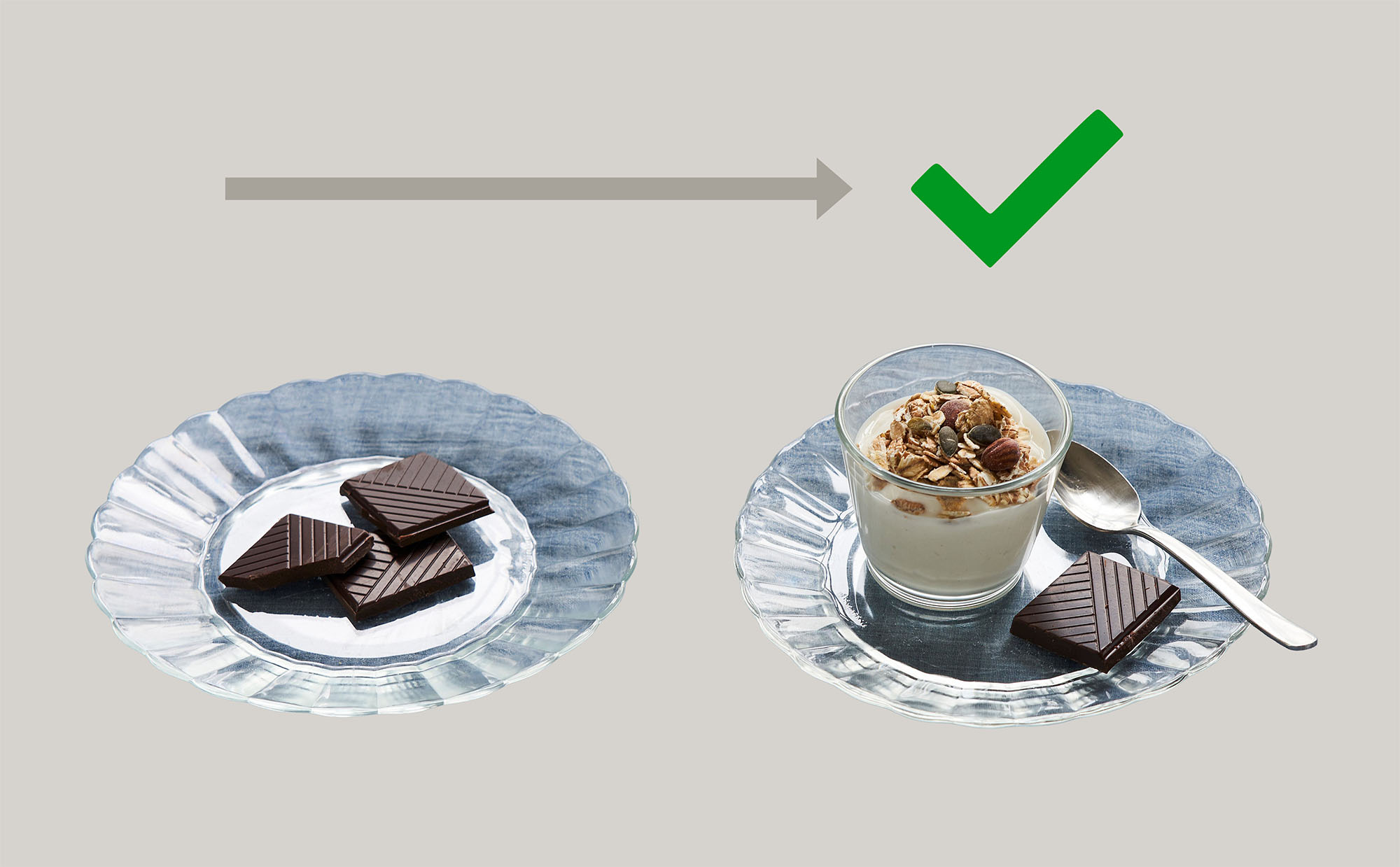 Små ændringer i mellemmåltidet