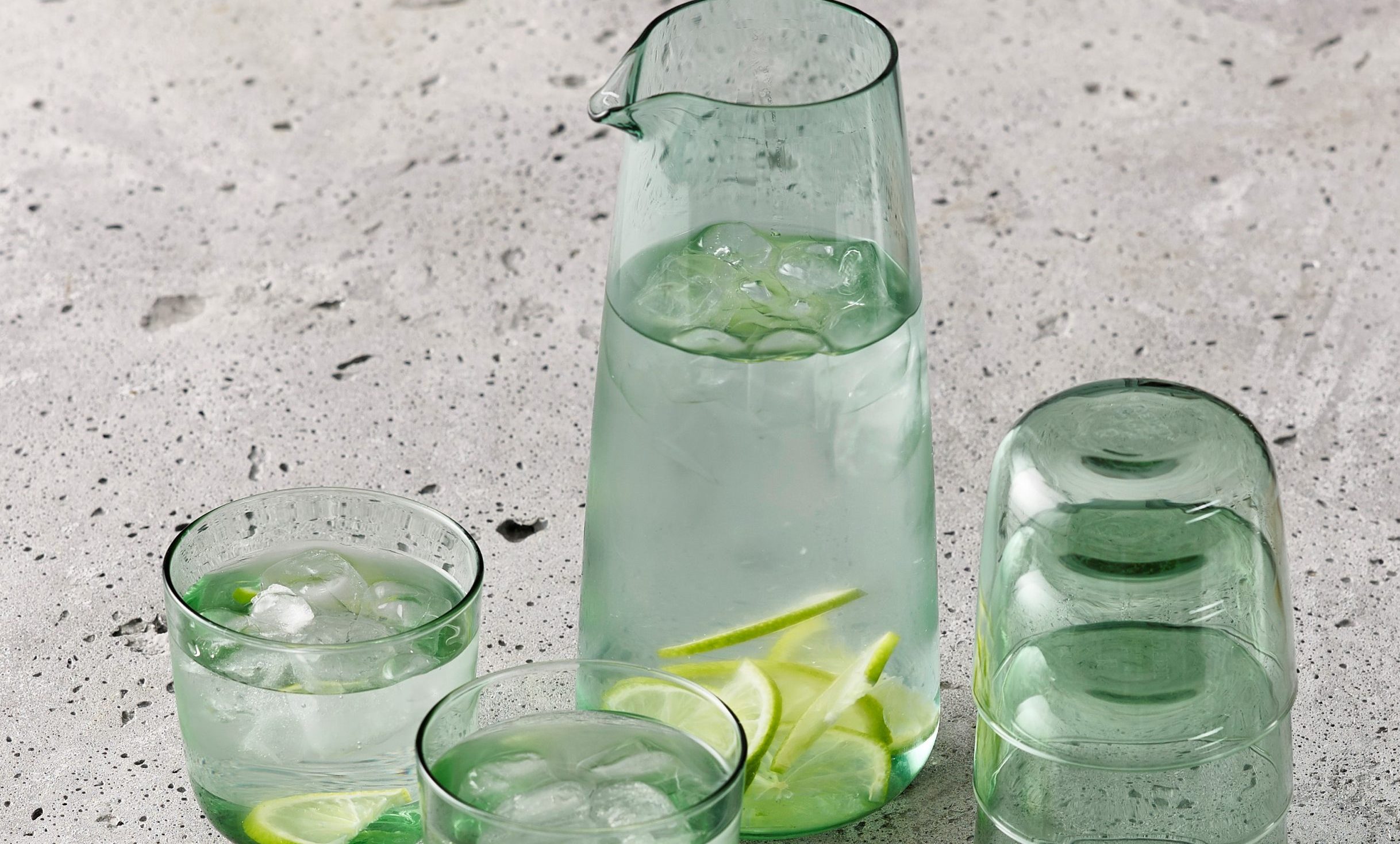 Glas med vand